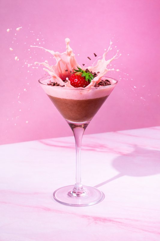 Strawberry Chocolate Coquito