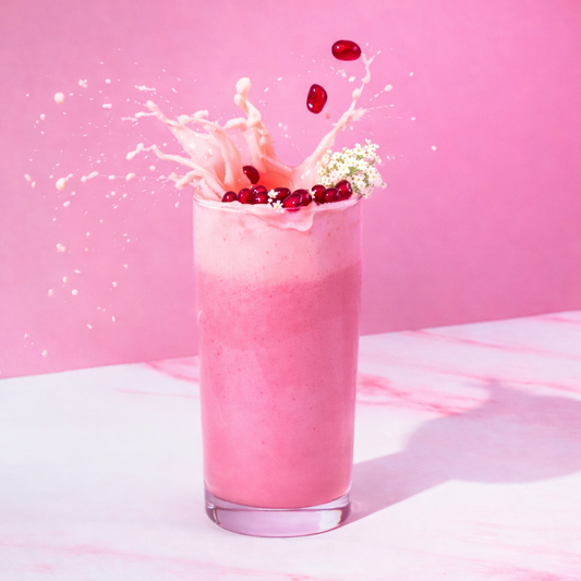 Pomegranate Elderflower Coquito