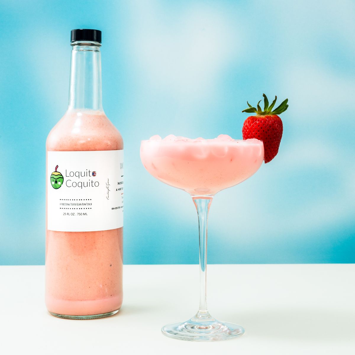 Strawberry Coquito